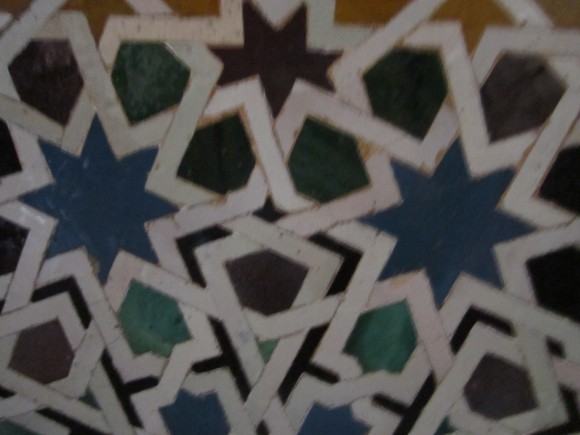 Famous Islamic tile from the castles